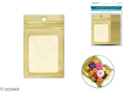 Discount Set 10 Bolsas Ziplock Oro Organización