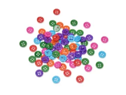 Clearance Set 80 Botones Color Brillante 9mm Telas, Sedas Y Fieltro|Organización