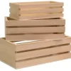 Sale Set 3 Cajas de Madera Organización|Maderas