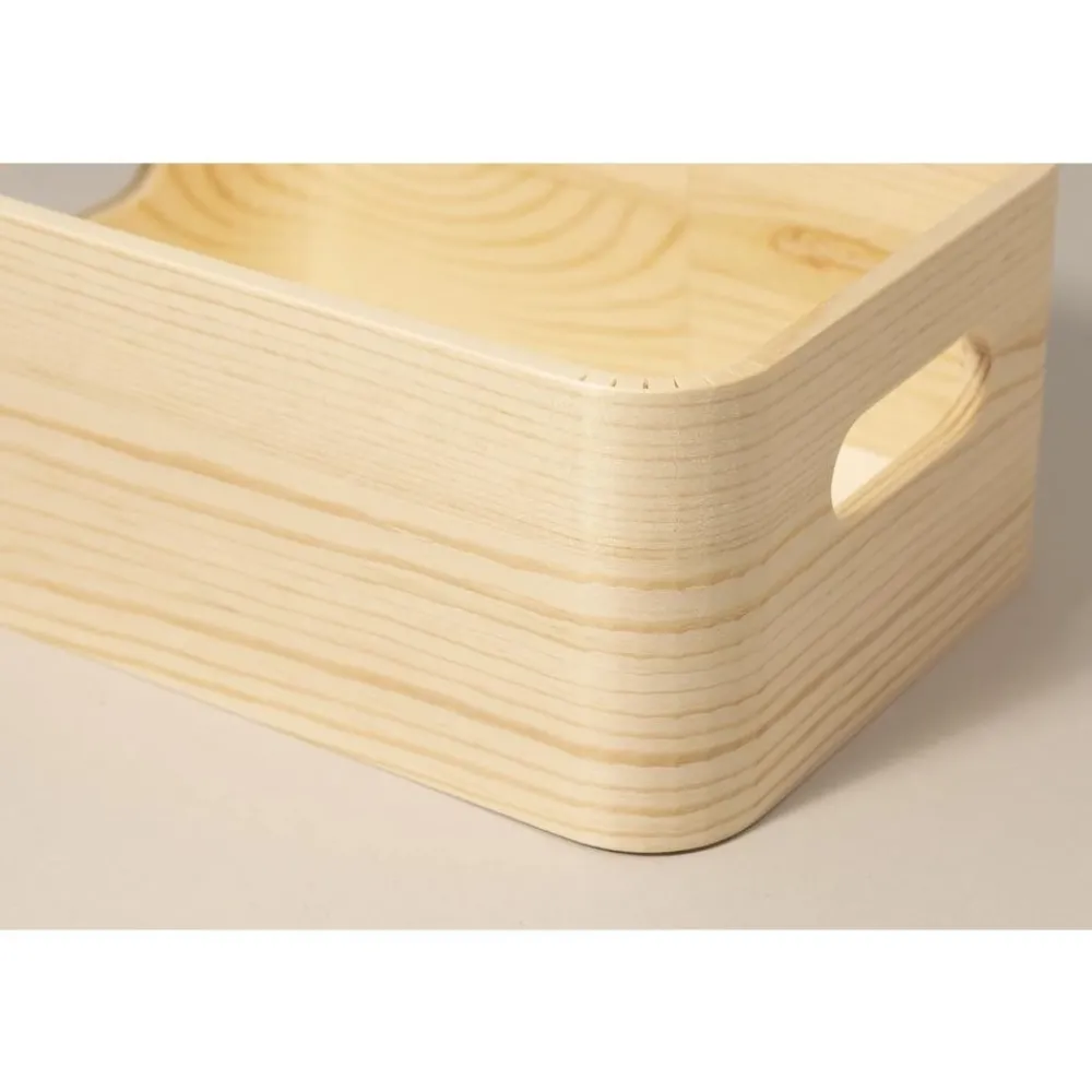 Hot Set 3 cajas de madera Organización|Maderas