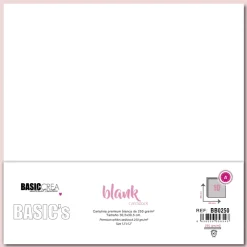 Set cartulinas Blancas Premium 30x30cm 250gr Papeles