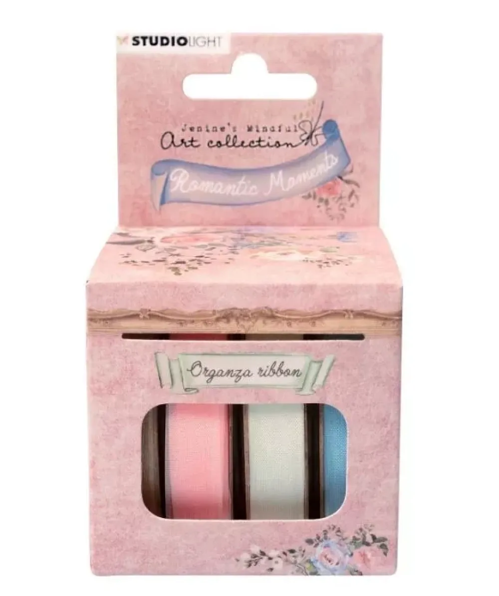 Outlet Set 4 cintas de organza Romantic Moments Telas, Sedas Y Fieltro