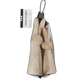 Clearance Set 2 Conejos de Madera Niños Niños Y Regalos|Maderas