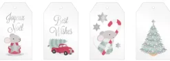 Sale Set 8 Etiquetas en Acetato Once upon a time Navidad