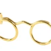 Set 10 Gafas Novelty Dorado 25mm Goma Eva Fofuchas
