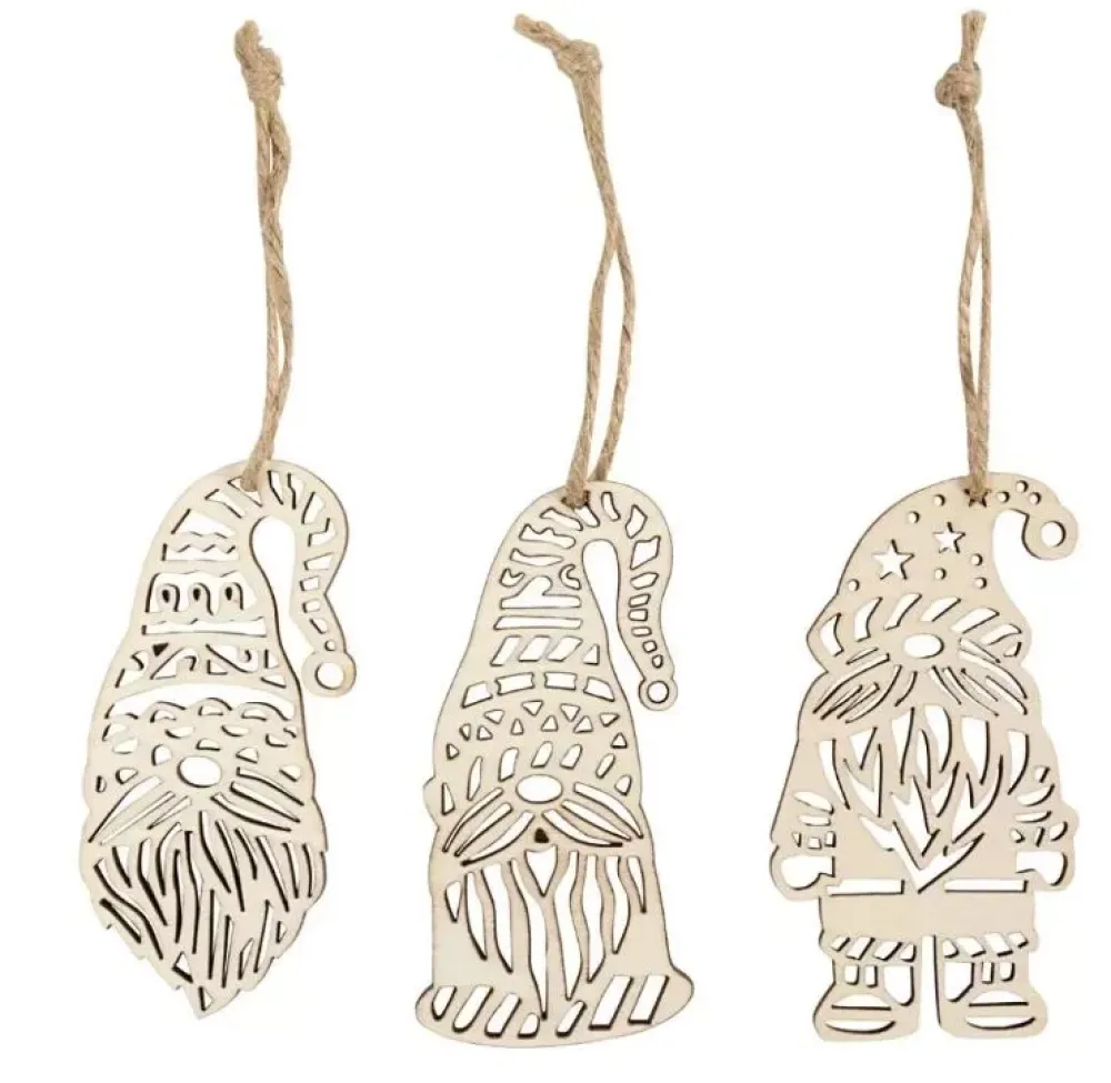 Sale Set 6 Gnomos Escandinavos Maderas