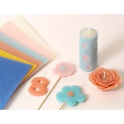 Online Set 2 hojas de cera Blanco 20x20cm Velas