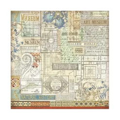 Hot Set 4 hojas de tela Fabric Art of Travelling 30x30cm Papeles