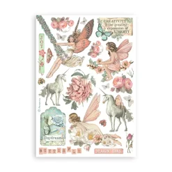Online Set 8 hojas de Washi tape Wonderland A5 Decoupage|Papeles