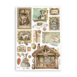 New Set 8 hojas de Washi tape Alterego Papeles|Decoupage
