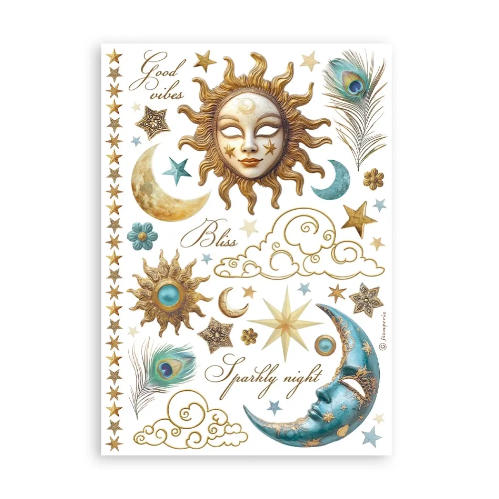 Sale Set 8 hojas de washi tape Masquerade A5 Papeles|Decoupage