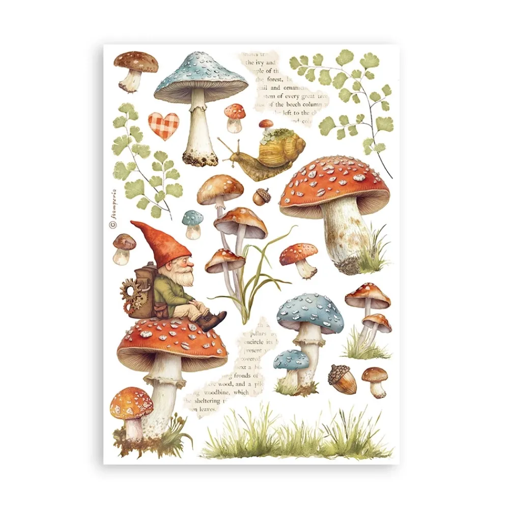 Sale Set 8 hojas de washi tape Romantic Hidden Grove A5 Papeles