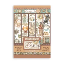 Hot Set 8 hojas de washi tape Fortune A5 Decoupage