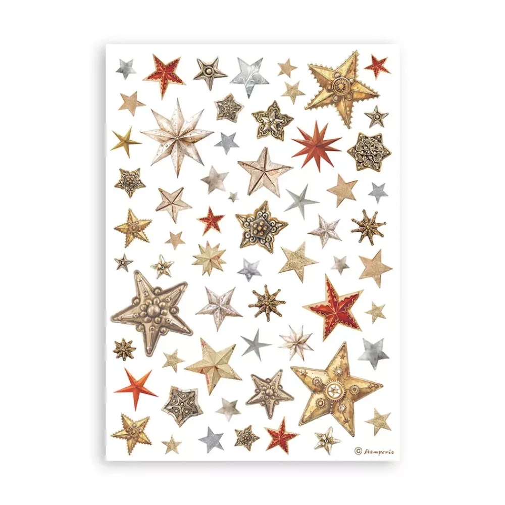 New Set 8 hojas de Washi tape Romantic Gear Up For Christmas Decoupage