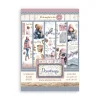 Set 8 hojas de Washi tape Dewdrops Papeles|Decoupage