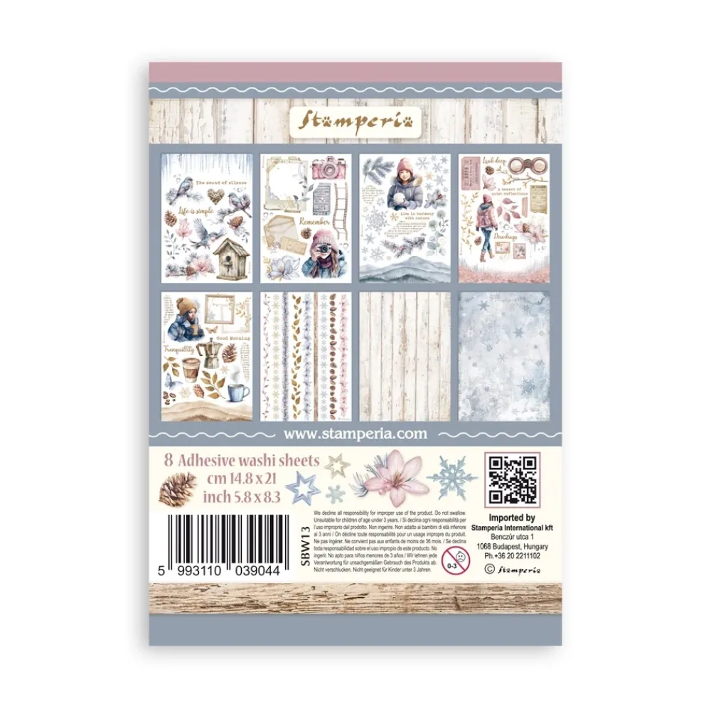 Set 8 hojas de Washi tape Dewdrops Papeles|Decoupage