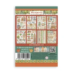 Clearance Set 8 hojas de washi tape Art of Travelling A5 Papeles|Decoupage