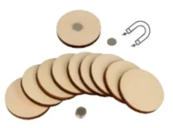 Discount Set 10 Insignias de Madera Imantadas On se Marie Maderas