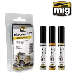 Outlet Set 3 óleos con pincel aplicador Light Fading Oilbrusher 10ml Pinturas Para Maquetas Y Modelismo