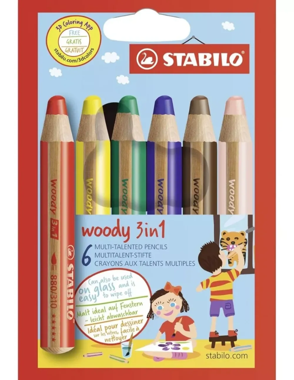 Online Set 6 Lápices Woody 3 en 1 Niños Niños Y Regalos