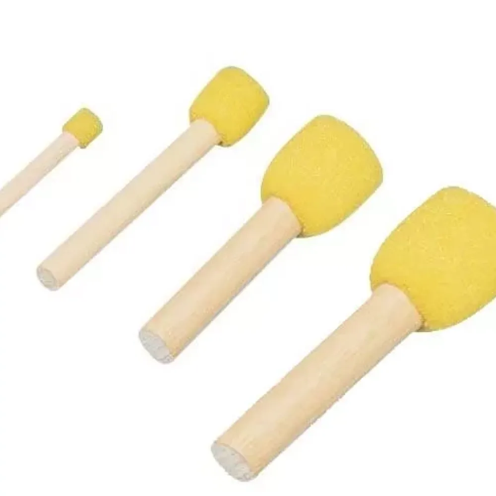 Online Set 4 mini esponjas para entintar Plantillas|Goma Eva Fofuchas