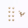 Best Set 8 Mini Pomos Decorativos Dorados Herrajes