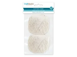 Clearance Set 2 Ovillos de Hilo de Algodón Trenzado 1mm Bisutería|Macramé