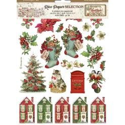 Discount Set 6 papeles de arroz All You Need For Christmas 21x30cm Decoupage