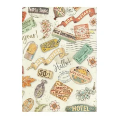 Online Set 8 papeles de arroz Art of Travelling 10x15cm Papeles|Decoupage