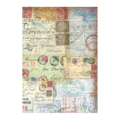 Online Set 8 papeles de arroz Art of Travelling 10x15cm Papeles|Decoupage