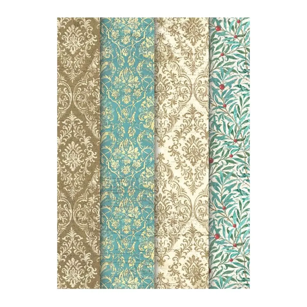 Clearance Set 8 papeles de arroz Backgrounds Christmas Greetings 10x15cm Papeles|Decoupage