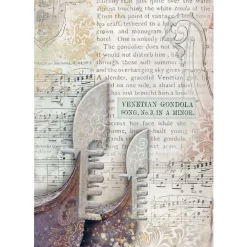 Best Set 8 papeles de arroz Backgrounds Venice City Of Art 10x15cm Papeles|Decoupage