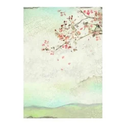 Outlet Set 8 papeles de arroz Backgrounds House of Roses 10x15cm Papeles|Decoupage