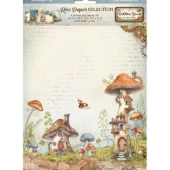 Online Set 6 papeles de arroz Romantic Hidden Grove 21x30cm Papeles|Decoupage