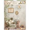 Outlet Set 6 papeles de arroz Romantic Golden Harmony 21x30cm Decoupage|Papeles