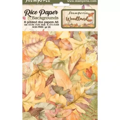 Online Set 8 papeles de arroz Romantic Woodland 10x15cm Decoupage|Papeles