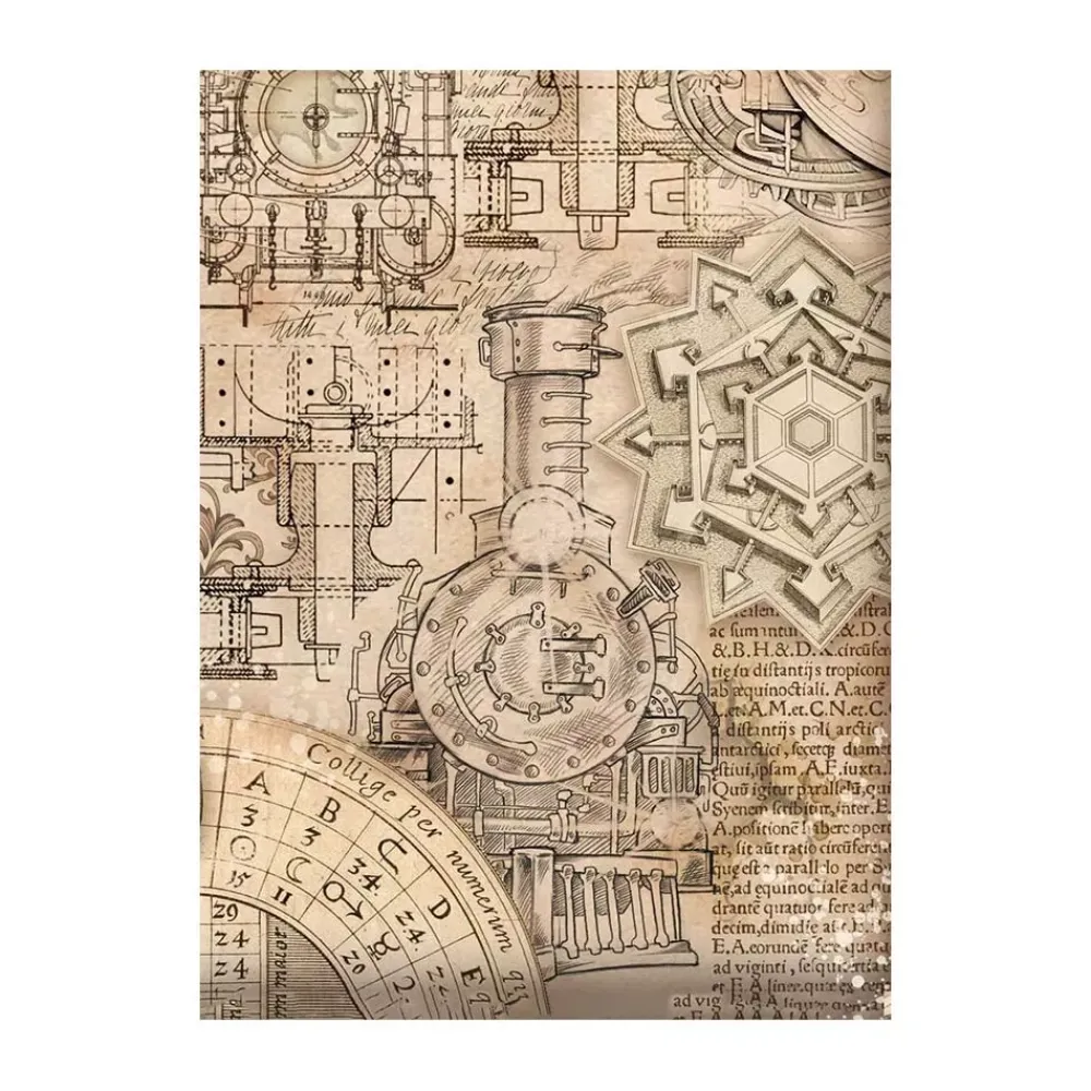New Set 8 papeles de arroz Sir Vagabond in Fantasy World 10x15cm Papeles|Decoupage