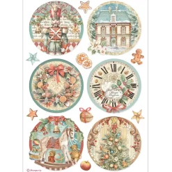 Set 6 papeles de arroz The Nutcracker 21x30cm Decoupage|Papeles