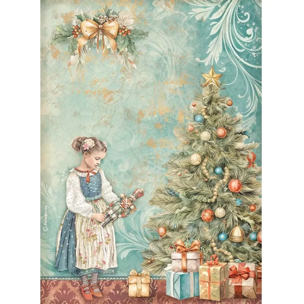 Set 6 papeles de arroz The Nutcracker 21x30cm Decoupage|Papeles