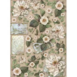 New Set 6 papeles de arroz Vintage Library 21x29cm Papeles|Decoupage