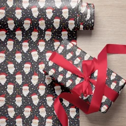 Hot Set 4 papeles de regalo Santas Entrega Especial 50x70cm Navidad