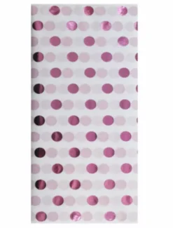 Best Set 3 Papeles de Seda Puntos Rosas 50x70cm Navidad