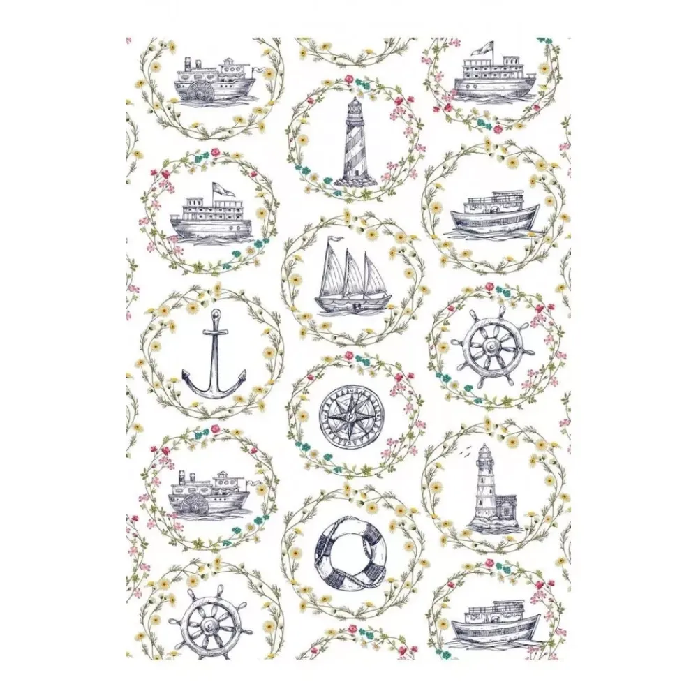 Set 4 papeles para decoupage Collector Diary III A4 Papeles|Decoupage
