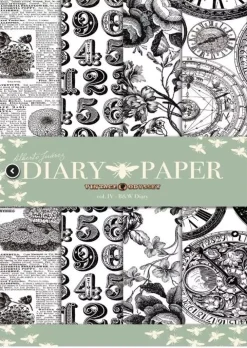 Set 4 papeles para decoupage Collector Diary IV A4 Decoupage