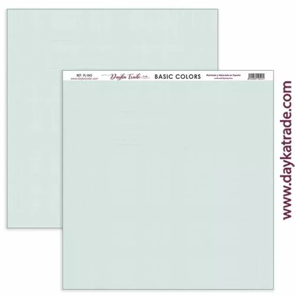 Hot Set 5 papeles PL-043 efecto textura tela Verde Pastel Dayka 30x30cm Papeles