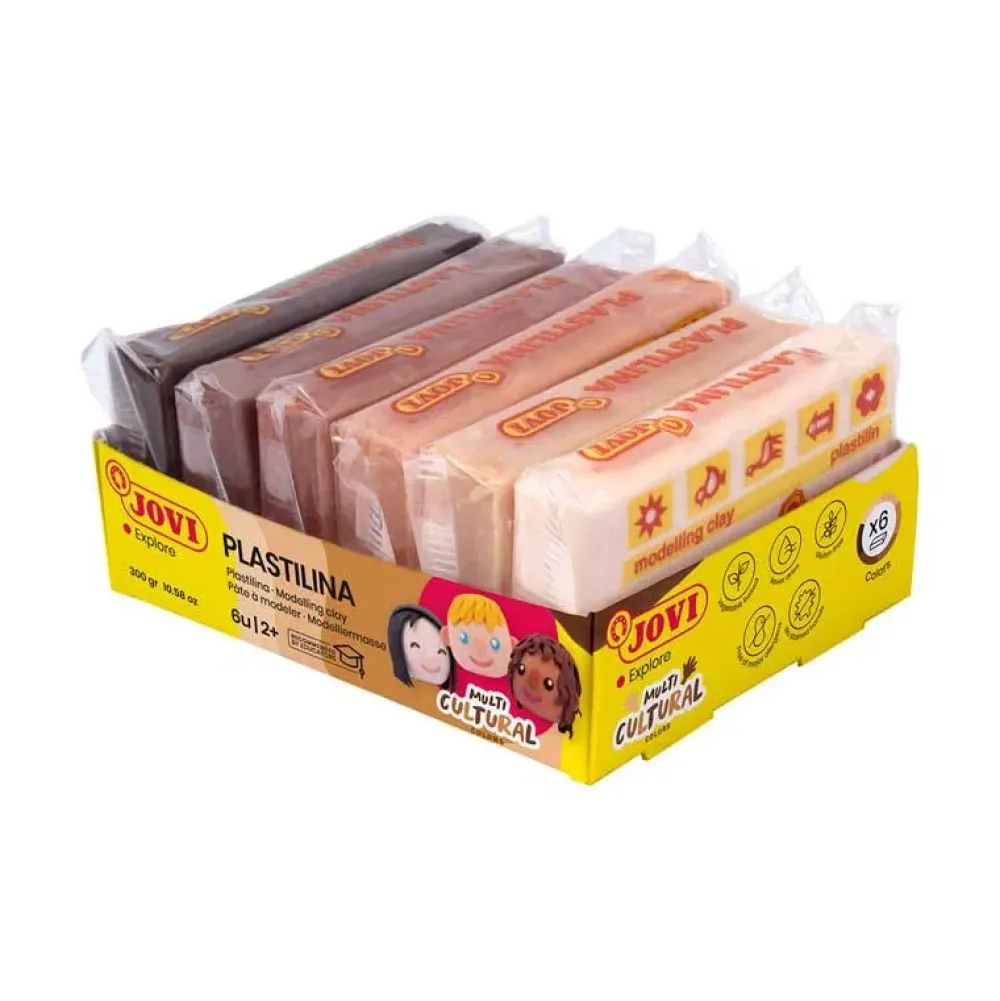 Set 18 Pastillas de Plastilinas Nature Colors 50gr Niños Niños Y Regalos|Pastas Moldeables