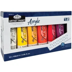 Outlet Set 12 Pinturas Acrílicas 120ml Pinturas Acrílicas