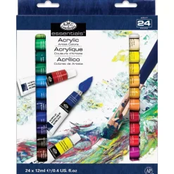 Hot Set 24 Pinturas Acrílicas 12ml Pinturas Acrílicas