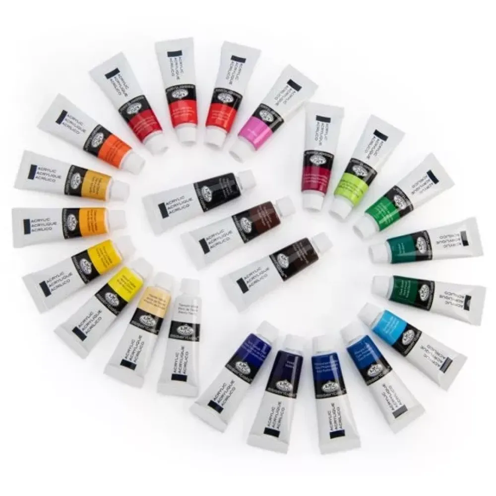 Hot Set 24 Pinturas Acrílicas 12ml Pinturas Acrílicas