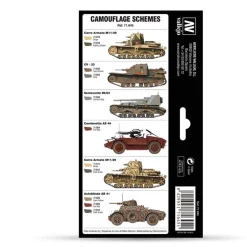 Discount Set 8 pinturas modelismo Italian WWII Regio Esercito Camo Colors 17ml Pinturas Para Maquetas Y Modelismo
